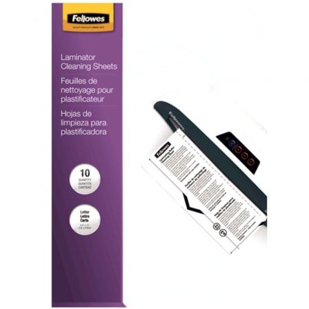 Fellowes Pack de 10 Hojas de Limpieza para Plastificadoras